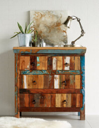 Buttercup Farm Coastal 4 Drawer Chest - Wood - L40 X W90 X H90 Cm - thumbnail 4