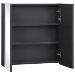 Berkfield Led Bathroom Mirror Cabinet 62X14X60 Cm - thumbnail 5