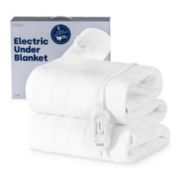 Livivo Electric Under Blanket King Size 165X137Cm With 3 Heat Levels Quick Heat Up Detachable Control And Overheat Safety - thumbnail 1