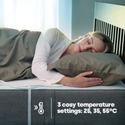 Livivo Electric Under Blanket King Size 165X137Cm With 3 Heat Levels Quick Heat Up Detachable Control And Overheat Safety - thumbnail 5