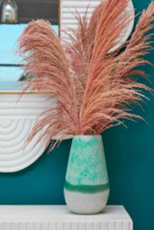 Orsina Fiori Pink Stem Pampas Grass Artificial Plant Foliage - thumbnail 6