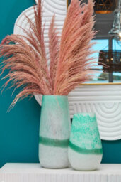 Orsina Fiori Pink Stem Pampas Grass Artificial Plant Foliage - thumbnail 7