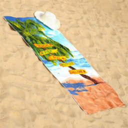 Geezy Microfibre Beach Towel Large Beach Bath Signs Lightweight Sports Travel Towel - thumbnail 2