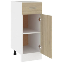 Vidaxl Drawer Bottom Cabinet Lyon Sonoma Oak 30X46X81.5 Cm Engineered Wood - thumbnail 5