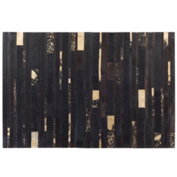 Beliani Rug Artvin Brown 140 X 200 Cm Leather - thumbnail 4