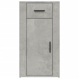 Berkfield Desk Cabinet Concrete Grey 40X49X75 Cm Engineered Wood - thumbnail 6