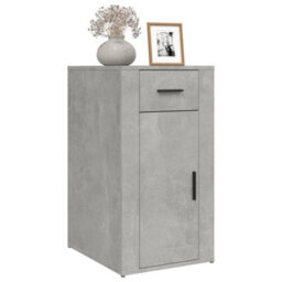Berkfield Desk Cabinet Concrete Grey 40X49X75 Cm Engineered Wood - thumbnail 4