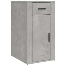 Berkfield Desk Cabinet Concrete Grey 40X49X75 Cm Engineered Wood - thumbnail 2