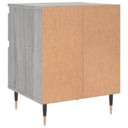 Berkfield Bedside Cabinet Grey Sonoma 40X35X50 Cm Engineered Wood - thumbnail 8