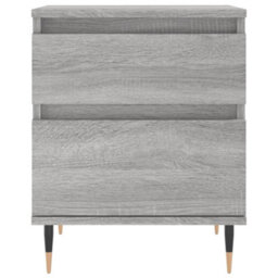 Berkfield Bedside Cabinet Grey Sonoma 40X35X50 Cm Engineered Wood - thumbnail 5