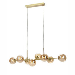 Luminosa Lighting Luminosa Erimida Industrial, Retro 8 Light Bar Pendant Ceiling Light, G9 - thumbnail 1