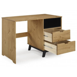 Mercers Furniture Scandian Computer Desk Dressing Table Solid Wood Pine Wooden Bedroom Office Height-74Cm Width-110Cm Depth-41Cm - thumbnail 4