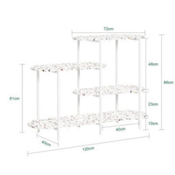 Sobuy Fsb89-W, Console Table Hall Table Side Table End Table Living Room Sofa Table,white,w120Xd40Xh86 - thumbnail 3