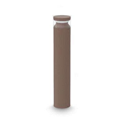 Ideal Lux Boeing 70Cm Led Outdoor Bollard Coffee 3000K Ip65