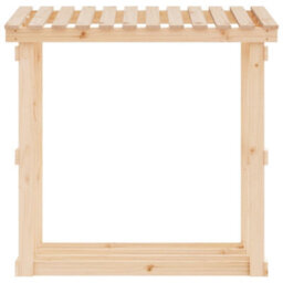 Walplus Firewood Rack 108X64.5X109 Cm Solid Wood Pine - thumbnail 5