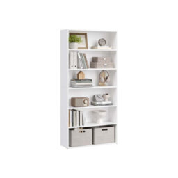 FURNOLD 5 Tier Free Standing Bookcase Shelf For Living Room Storage - thumbnail 6