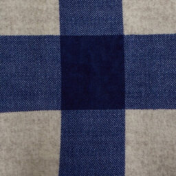 Bedlam Cosy Theo Check Blue Plush & Sherpa Reverse Duvet Cover Set - thumbnail 4
