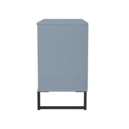 Ancona Matt Denim Blue Tv Stand With 2 Shelves & 3 Drawers, (H)68.3Cm X (W)96.8Cm X (D)39.2Cm - thumbnail 6