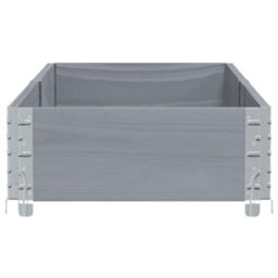 Berkfield Rustic Garden Planter Grey 150X50 Cm Solid Wood Pine - thumbnail 4