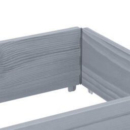 Berkfield Rustic Garden Planter Grey 150X50 Cm Solid Wood Pine - thumbnail 7