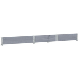 Berkfield Rustic Garden Planter Grey 150X50 Cm Solid Wood Pine - thumbnail 6