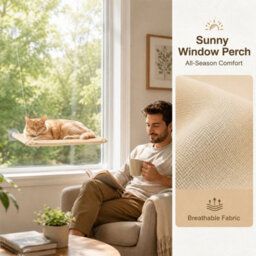 Cat Bed Window,cat Window Hammock Window Perch - thumbnail 6