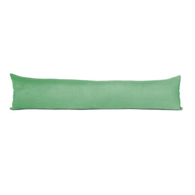 Lancashire Textiles Hollowfibre Filling (85 X 20Cm) Avocado Suede Door Draught Excluder - image 1