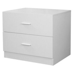 Urbn-Living White - White 2-Door 2-Drawer Wardrobe - thumbnail 6