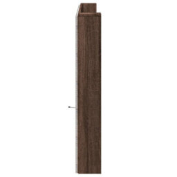 Berkfield Headboard Cabinet With Led Brown Oak 220X16.5X103.5 Cm - thumbnail 7