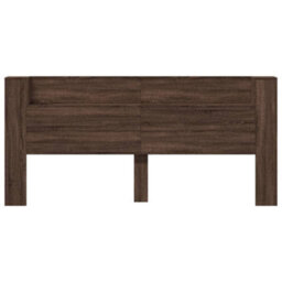Berkfield Headboard Cabinet With Led Brown Oak 220X16.5X103.5 Cm - thumbnail 6