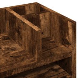 Walplus Desk Organiser Smoked Oak 44.5X24X25 Cm Engineered Wood - thumbnail 7