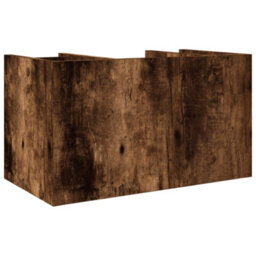 Walplus Desk Organiser Smoked Oak 44.5X24X25 Cm Engineered Wood - thumbnail 6