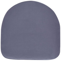 Beliani Set Of 2 Garden Chairs With Cushions Palmi Metal Grey - thumbnail 8