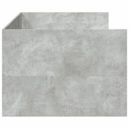 Berkfield Daybed With Drawers Without Mattress Concrete Grey 100X200 Cm - thumbnail 5