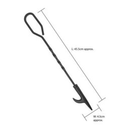 Jvl Lomand Fireside Poker Fire Tool For Fireplace Log Burner - thumbnail 8