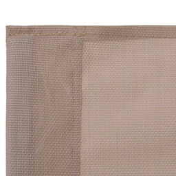 Berkfield 4 Piece Garden Lounge Set Fabric & Steel Taupe - thumbnail 5