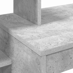 Berkfield Writing Desk Concrete Grey Concrete-Effect Laminate, Engineered Wood - thumbnail 7