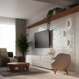 Luminosa Lighting Luminosa Senses Flush Wall Lamp White G9 - thumbnail 7