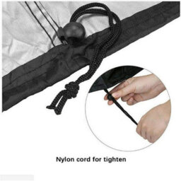 Waterproof Cover, Ideal For Hanging Chairs, Swings And Garden Furniture, Black, 190 X 115 Cm - thumbnail 4