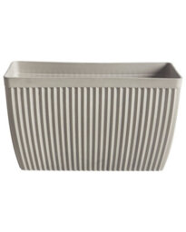 Wyld And Coco Rectangular Fibre Clay Planter 73 X 32 X 43 Cm Beige Matte - Large - thumbnail 1
