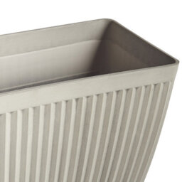 Wyld And Coco Rectangular Fibre Clay Planter 73 X 32 X 43 Cm Beige Matte - Large - thumbnail 6