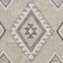 Beige Grey Geometric 5mm Thick Rug, Stain-Resistant Modern Rug For Bedroom, Living Room, & Dining Room-60Cm X 170Cm (Runner) - thumbnail 6