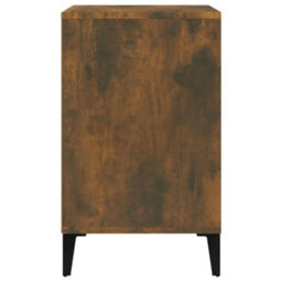 Berkfield Shoe Cabinet Smoked Oak 102X36X60 Cm Engineered Wood - thumbnail 4