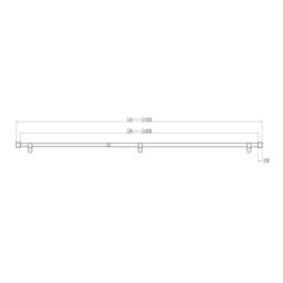 GoodHome Kozani Satin Brown Bronze Copper Effect Extendable Cap Single Curtain Pole Set, (L)1200mm-2100mm (Dia)19mm - thumbnail 8