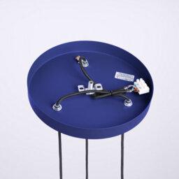 Luminosa Lighting Luminosa Halo Cluster Pendant Ceiling Light Ultramarine 3X G9 - thumbnail 7