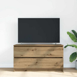 Walplus Tv Cabinet Artisan Oak 100X35X54 Cm Engineered Wood - thumbnail 3