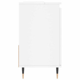 Berkfield Industrial Bathroom Cabinet White 65X33X60 Cm Engineered Wood - thumbnail 6