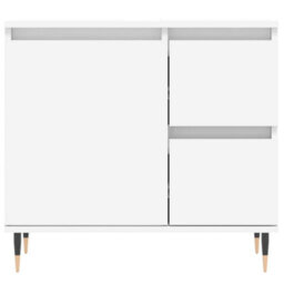 Berkfield Industrial Bathroom Cabinet White 65X33X60 Cm Engineered Wood - thumbnail 5