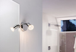 Paulmann 66749 Wall Spotlight Carolina Ip44 Gu10 230V Max. 10W Dimmable Chrome Single Flame Spotlight - thumbnail 5