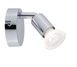 Paulmann 66749 Wall Spotlight Carolina Ip44 Gu10 230V Max. 10W Dimmable Chrome Single Flame Spotlight - thumbnail 3